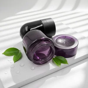 Custom Logo 100ml Clear Glass Jar Empty Screw Cap Packaging Container for Beauty Concentrate with Customizable Cap Color