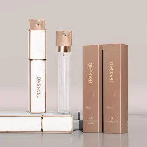 Custom Logo 10ml Square Glass Perfume Bottle Luxury Spray Private Label with Box for Skin Care & Essential Oil