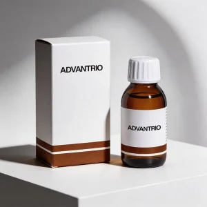 Custom Logo 150ml Amber Glass Syrup Bottle with White Screw Cap for Medical Pharmaceutical Packaging
