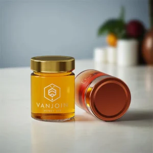 Custom Logo 180 ml 212 ml 314 ml 380 ml Glass Jars with Deep Twisted Metal Lids for Honey, Jam, and Sauce