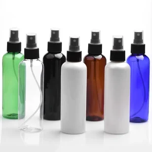 Custom Logo 200ml PET Toner Plastic Fine Mist Spray Bottle for Cosmetic Perfume Liquid Facial Hair Oil Makeup Water Packaging