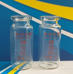 Custom Logo 2ml 5ml 10ml Low Borosilicate Pharmaceutical Glass Vial with Rubber Stopper for Infusion