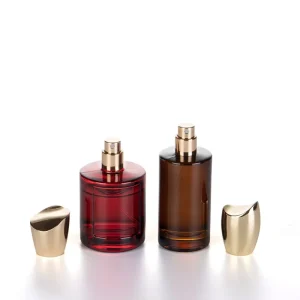 Custom Logo Empty Cylinder Parfum Glass Perfume Bottle with Pump Sprayer 30ml 50ml