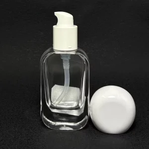 Custom Logo Glass Cosmetic Packaging 30ml 100ml Lotion Serum Screen Printed Carton Packed Face Cream Skin Care Bottle