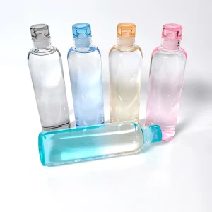 Custom Logo Glass Sports Drink Water Bottle 500ml 17oz with Sealing Plastic Cap