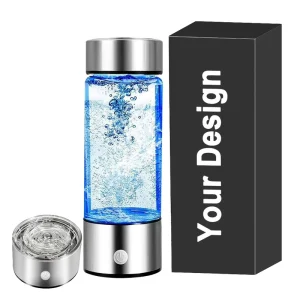 Custom Logo Hydrogen Water Machine Ionizer Improve Water in 3 Minutes Hydrogen Water Bottle Generator With SPE PEM Technology