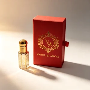 Custom Logo Luxury Drawer Packaging Box Attar Bottle for Middle East Oud Perfume Oil Gift Packing