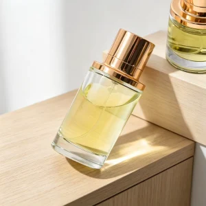 Custom Logo Luxury Thick Bottom 50ml 100ml Refillable Glass Perfume Bottle With Fine Mist Sprayer For Gift