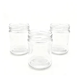 Custom Logo Option for Satay Sauce & Peanut Butter 170ml Leak Proof Glass Snack & Sugar Storage Jar with Silk Screen Printed Lid