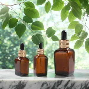 Custom Luxury 10ml 20ml 30ml 50ml 100ml 2 oz Empty Essential Oil Frosted Clear Black White Amber Cosmetic Glass Dropper Bottle