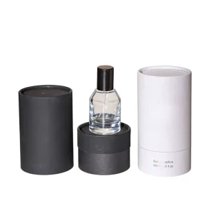 Custom Luxury Clear Round 30ml 50ml 100ml Pump Sprayer Glass Empty Perfume Bottle with Screen Printing and Custom Logo