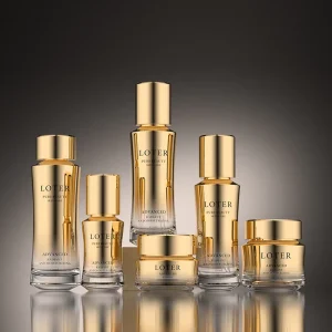 Custom Luxury Design Empty Cosmetic Packaging 30g 50g 100g 40 100 120 150 ml Glass Skincare Bottle Set for Skin Care