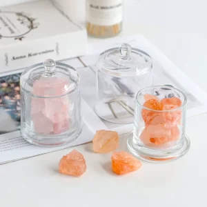 Custom Luxury Empty Modern Fashion Unique Fancy Design Glass Candle Jars for Candle Making