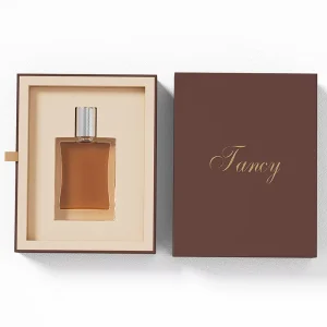 Custom Luxury Gift Glass Bottle Perfume Cosmetic Makeup Rigid Box Drawer High end Cosmetics Packaging Box With EVA