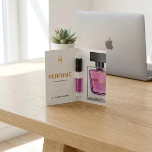 Custom Luxury Mini Perfume Sample Box Cardboard Book Open Discovery Box Packaging for 2ml 5ml Fragrance Testers