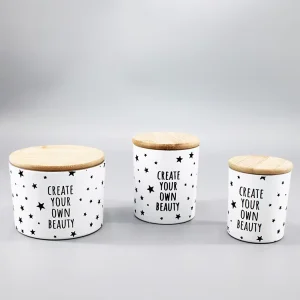 Custom Luxury Nice Designed Handmade Scented Soy Wax Glass Jar Candle