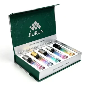 Custom Luxury White Perfume Discovery Set Sample Bottle Packaging Box