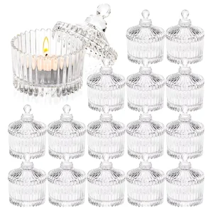 Custom Matte Embossed Glass Candle Holder Jar