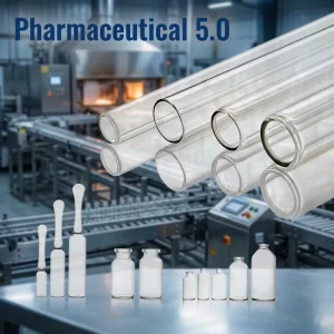 Custom Neutral Borosilicate Pharmaceutical Glass Tube Clear or Amber Tempered Glass
