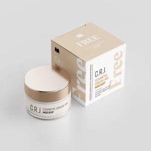Custom OEM Cosmetic Glass Jar Packaging Boxes with Printed Folding Paper Boxes for 1 oz 2 oz 3 oz 5 oz Jars