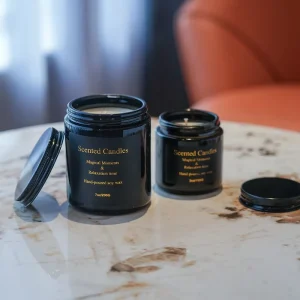 Custom Packaging Soy Wax Scented Candles Floral Healing Aromatherapy Flower Candle