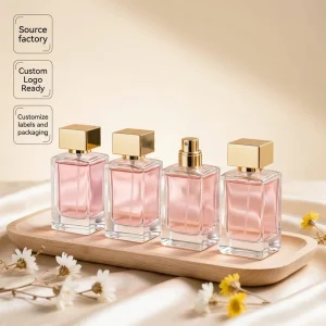 Custom Paper Box 30ml 50ml 100ml Luxury Empty Perfume Bottle Atomizer Clear Crimp Glass Spray Perfume Bottle For Channel OEM