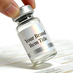 Custom Peptide Vial Label Boxes 1ml 3ml 10ml with Custom Printed Vial Labels