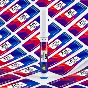 Custom Peptides Injectable Pen Labels Hologram 3ml Peptide Label Sticker Sheet Adhesive Packaging Labels Injection Pen Label