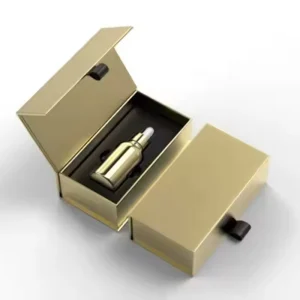 Custom Perfume Cosmetic Makeup Rigid Box with Glass Bottle and EVA