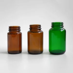 Custom Pharmaceutical Amber Glass Wide Mouth Bottles 75ml 100ml 120ml 150ml for Pills & Tablets Fujian Origin
