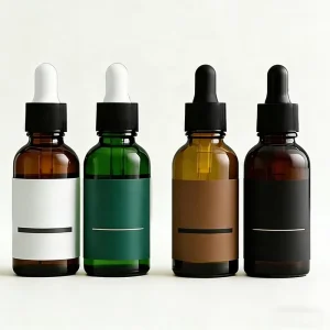 Custom Printed 10ml Glass Dropper Bottle for Liquid Soap Essential Oils and Perfume Oil