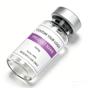 Custom QR Code Peptide Vial Labels for Slimming Health 2ml 5ml 10ml Bottles