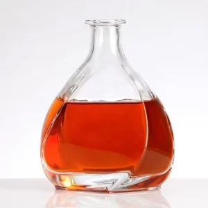 Custom Spirits Glass Bottle 700ml 750ml Whisky Rum Vodka Glass Bottle with Cork OEM Manufacturer