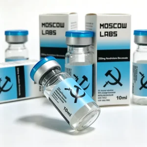 Custom Vial Box and Waterproof Adhesive Sticker Labels for 10ml Laboratory Glass Vial Packaging