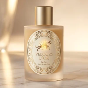Custom Waterproof PVC Perfume and Cosmetic Sticker Label with Gold Foil or Blue Foil