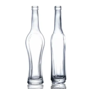Custom designed 500ML 0.5L Whiskey Spiced Dry Gin White Liqueur Glass High end Alcohol Bottles