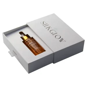 Custom logo Glass Dropper Bottle with Box Packaging Color Makeup Sleep Mask Packaging Boxes for Glass Bottles Dropper