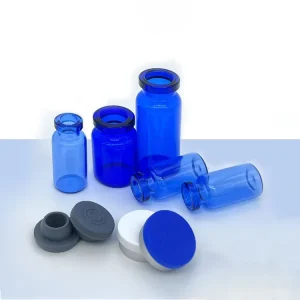 Customizable 3ml 5ml 10ml Sterile Clear and Amber Frosted Glass Peptide Vials