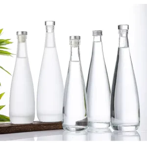 Customizable Clear Glass Bottles with Hot Stamping for Wine Juice and Beer
