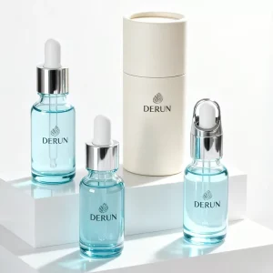 Customizable Color-Transparent 5ml 10ml Serum Oil Glass Bottle and Essential Oil Dropper Set