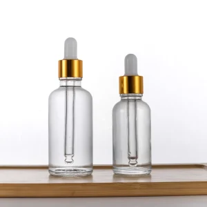 Customizable Color Transparent High-End Serum Oil Packaging Glass Bottles 10ml 15ml 20ml 30ml 100ml Essential Oil Drip Bottle