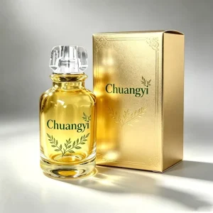 Customizable Logo Round Transparent Glass Perfume and Essential Oil Roller Bottle with Pump Sprayer and Box 30ml 50ml 100ml for Men and Women