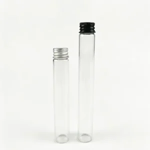 Customized 19X180mm Borosilicate Glass Culture Tubes with Screw Cap for Pharmaceutical & Herbal Sample Storage