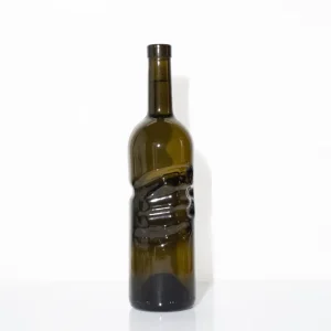 Customized 375ml 750ml Empty Glass Bottle with Lid for Ice Wine, Liquor, Whiskey, and Brandy