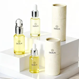 Customized 5ml 10ml 15ml 20ml 30ml 50ml 100ml Blue Glass Dropper Bottles for Essential Oil Serum Skin Care Packaging
