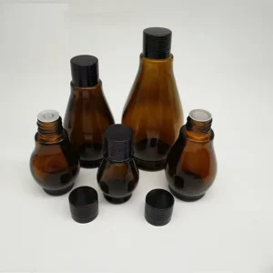 Customized Amber Glass Bottles, 10 ml, 20 ml, 30 ml, 50 ml, 100 ml, for Perfume and Essential Oils