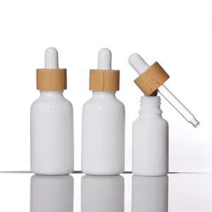 Customized Clear Cosmetic Bottle Cuticle Oil Bottle 20ml 30ml Frosted Glass Dropper Bottle for Cosmetic