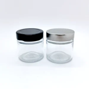Customized Empty Cylinder Glass Honey Containers 5L 10L 15L 3oz 7oz 11oz with Lids