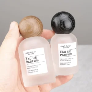 Customized Fragrance Modern Glass Perfume Atomizer Bottles 30ml Spray Lid Portable Serum Container for Skin Care Essential Oil