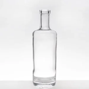 Customized Gasoline Can Shape Rectangle Square Glass Liquor Bottle 700ml 750ml with Screw Top